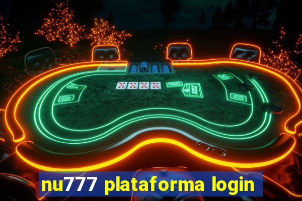 nu777 plataforma login